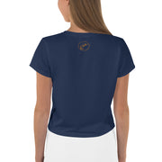 Navy Crop Tee