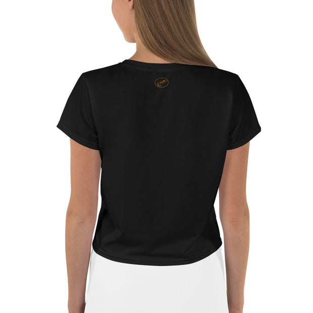 Black Crop Tee