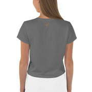 Grey Crop Tee