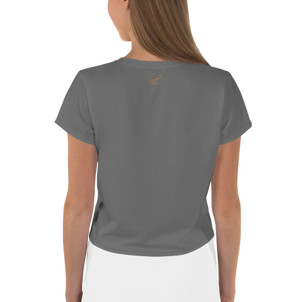 Grey Crop Tee