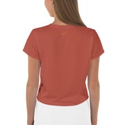 Red Crop Tee