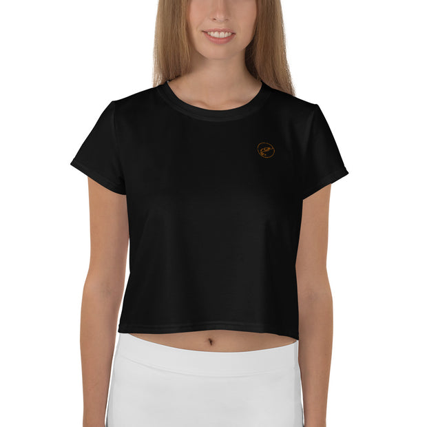 Black Crop Tee