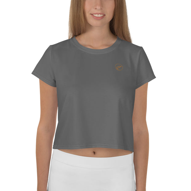 Grey Crop Tee