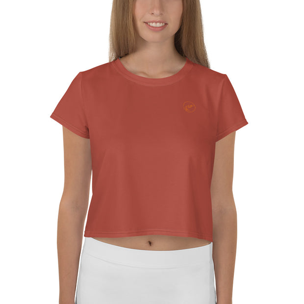 Red Crop Tee
