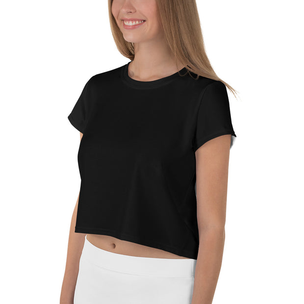 Black Crop Tee