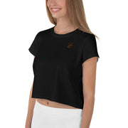 Black Crop Tee