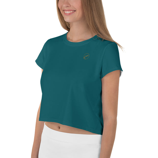 Green Crop Tee