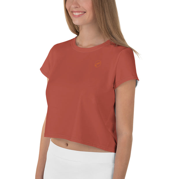 Red Crop Tee
