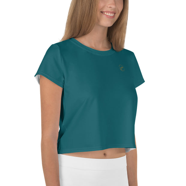 Green Crop Tee