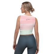 Pink Watercolour Crop Top