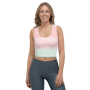 Pink Watercolour Crop Top