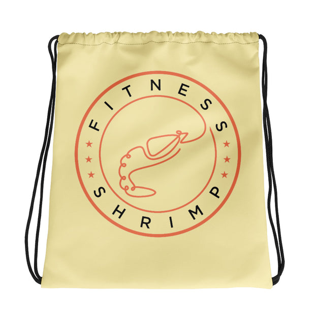 Yellow Drawstring bag