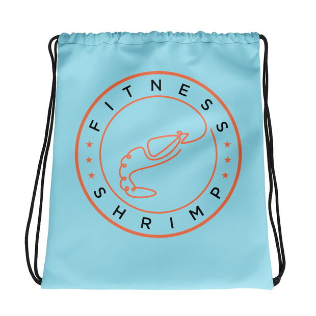 Blue Drawstring bag