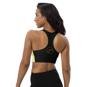 Yellow Longline sports bra