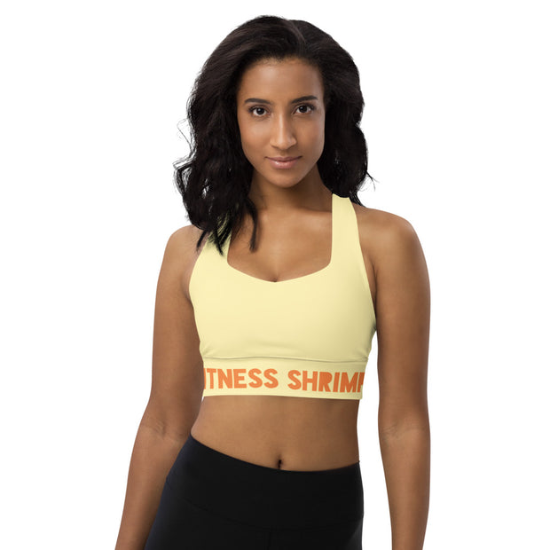 Yellow Longline sports bra