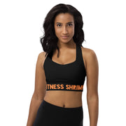 Black Longline sports bra