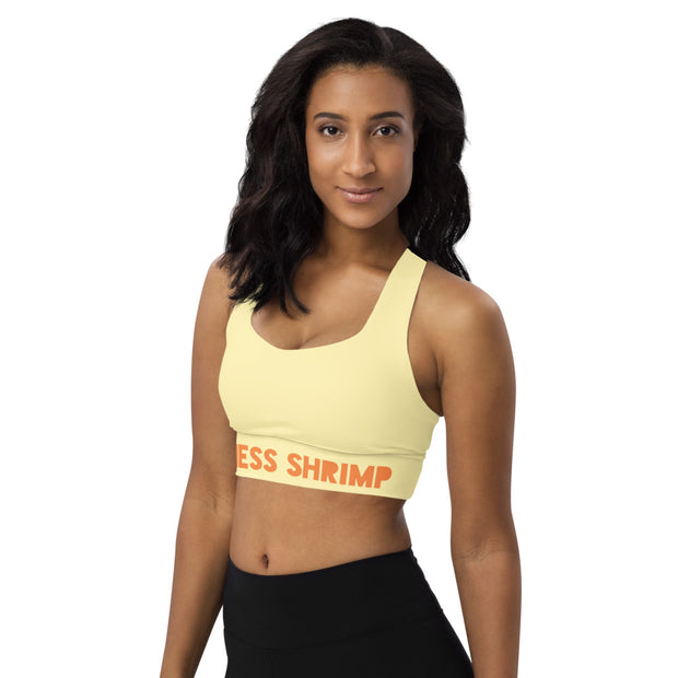 Yellow Longline sports bra