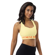 Yellow Longline sports bra