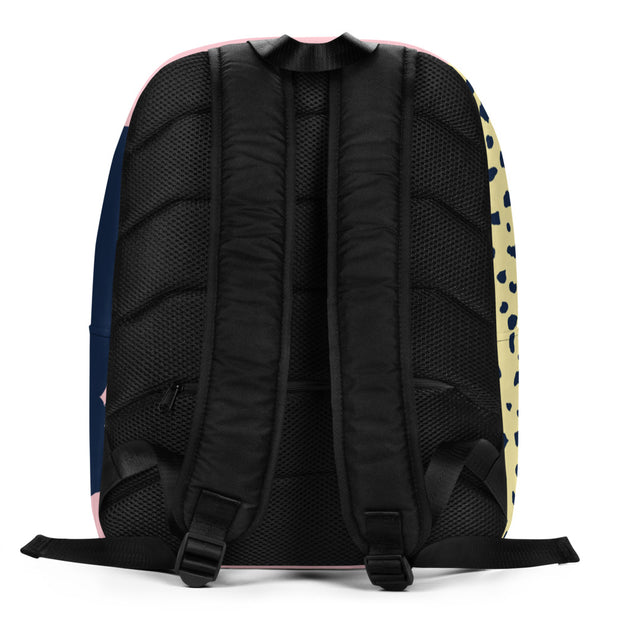 Pink Abstract Backpack