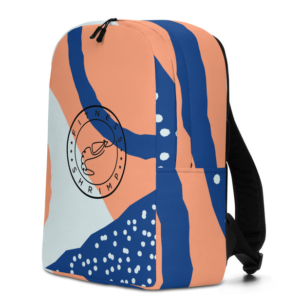 Orange Abstract Backpack