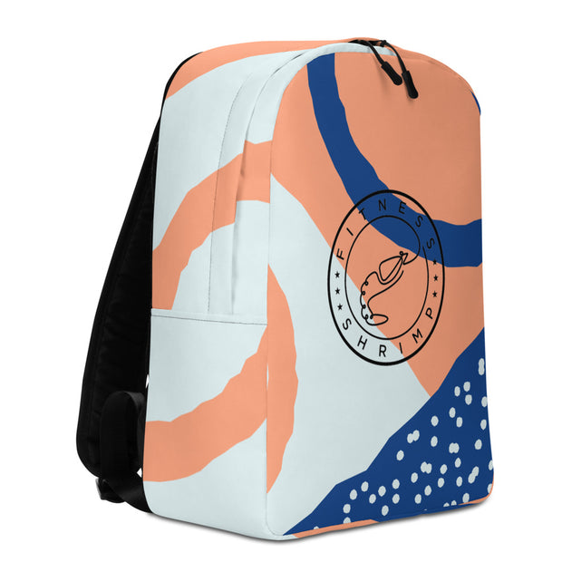 Orange Abstract Backpack