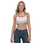Pink Watercolour Sports bra