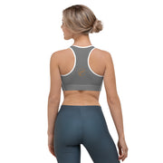 Grey Sports bra