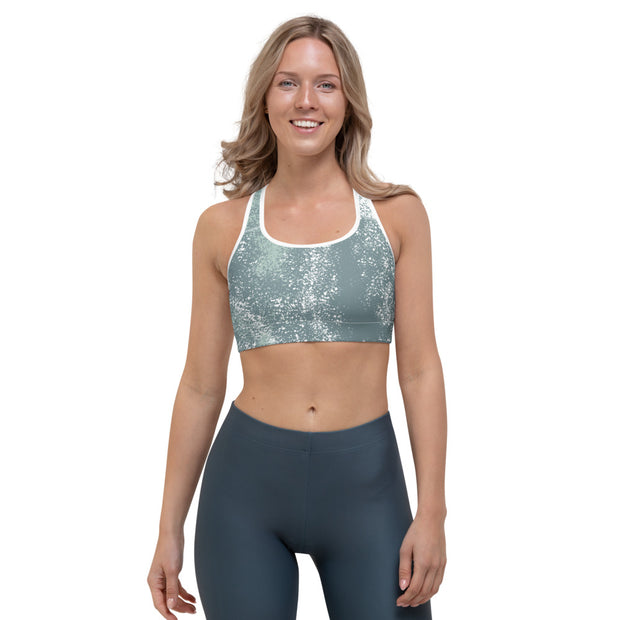 Green Splash Sports bra