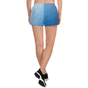 Blue Fade Short Shorts