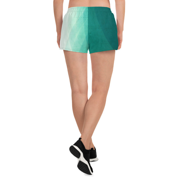 Green Fade Short Shorts