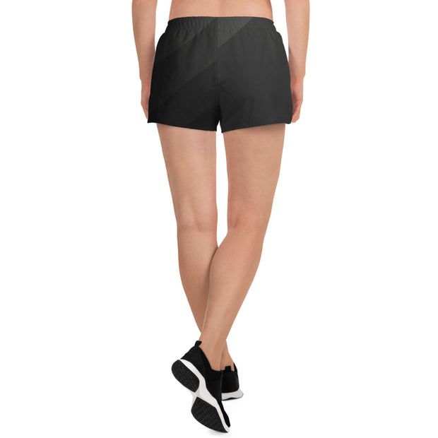 Black Abstract Short Shorts