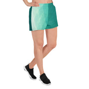 Green Fade Short Shorts