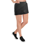 Black Abstract Short Shorts