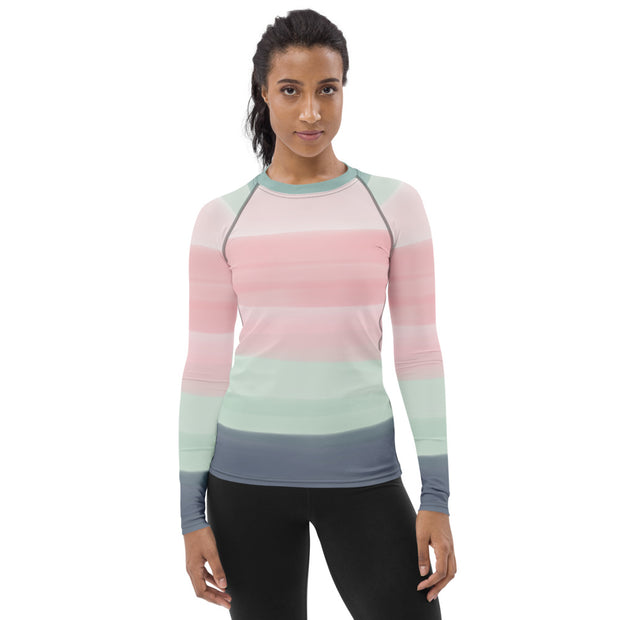 Pink Watercolour Workout Top