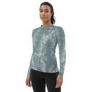 Green Splash Workout Top