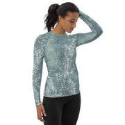 Green Splash Workout Top