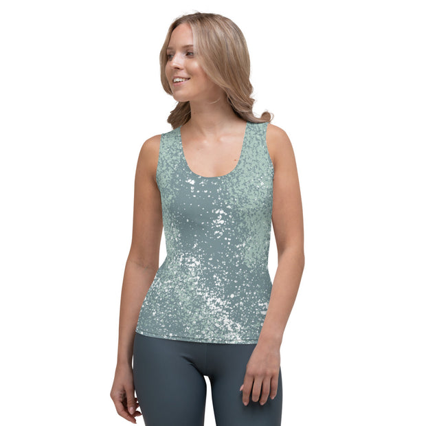 Green Splash Tank Top