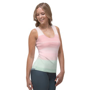 Pink Watercolour Tank Top