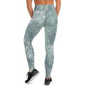 Green Splash Yoga Leggings