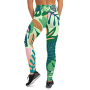 Tropical Yoga Leggings