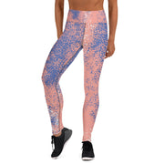 Peach Splash Yoga Leggings