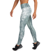 Green Splash Yoga Leggings