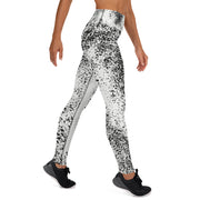 Black Splash Yoga Leggings
