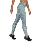 Green Splash Yoga Leggings