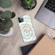 Green Tie Dye iPhone Case