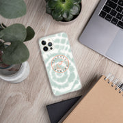 Green Tie Dye iPhone Case