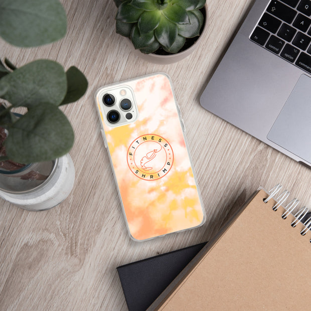 Orange Watercolour iPhone Case