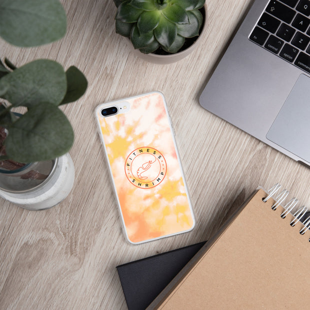 Orange Watercolour iPhone Case
