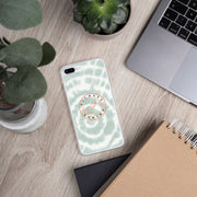 Green Tie Dye iPhone Case