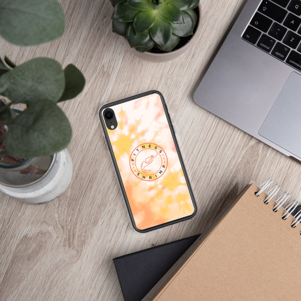 Orange Watercolour iPhone Case